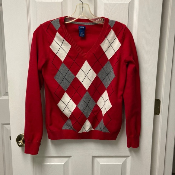 Izod V-neck Sweater - Picture 1 of 4